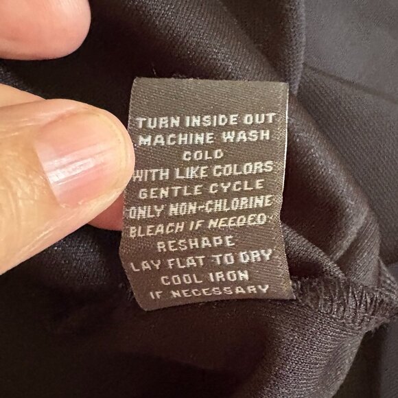 89th & Madison Black Lace Crochet Tunic Boho Bell Sleeve Blouse 2X - Picture 10 of 10